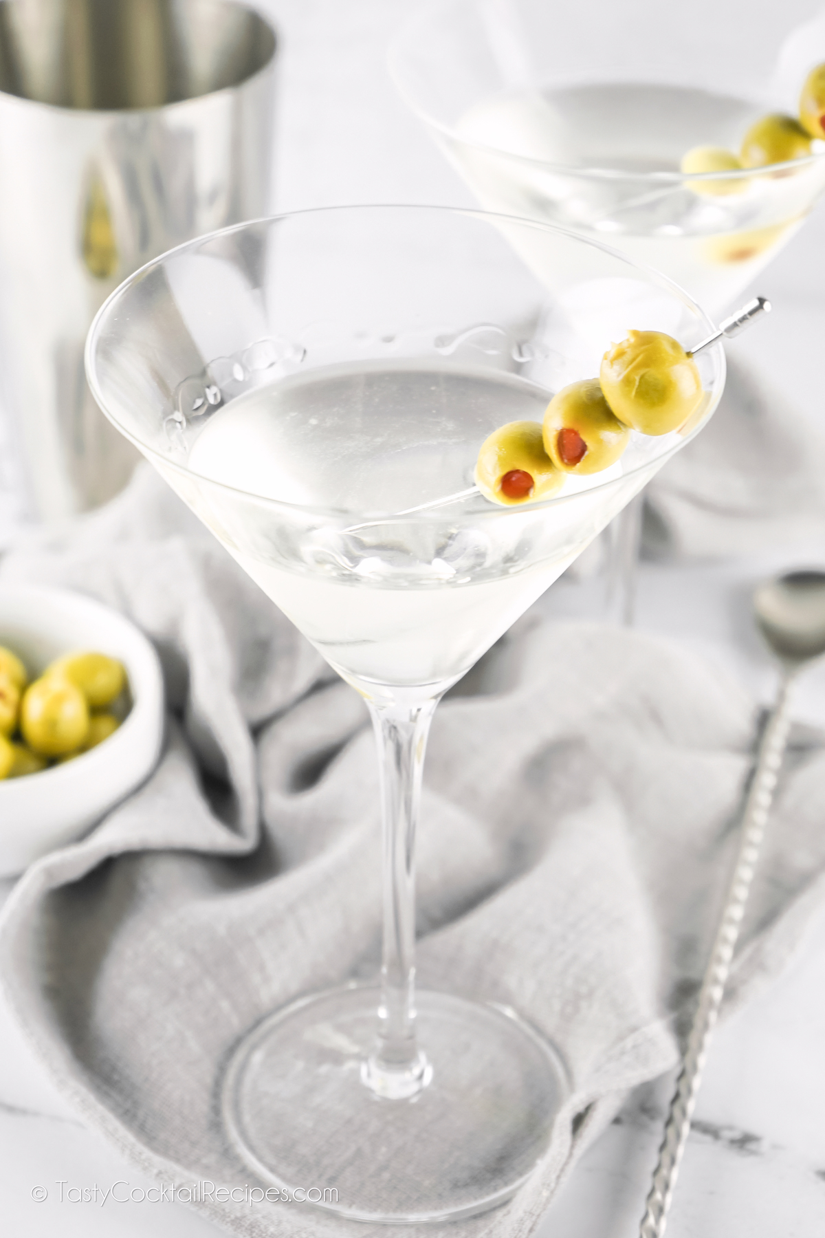 Herb-Infused Gin Dry Martini