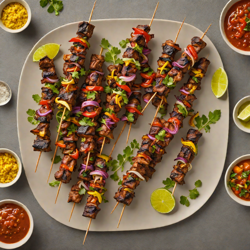 Grilled African-Inspired Spiced Lamb Skewers