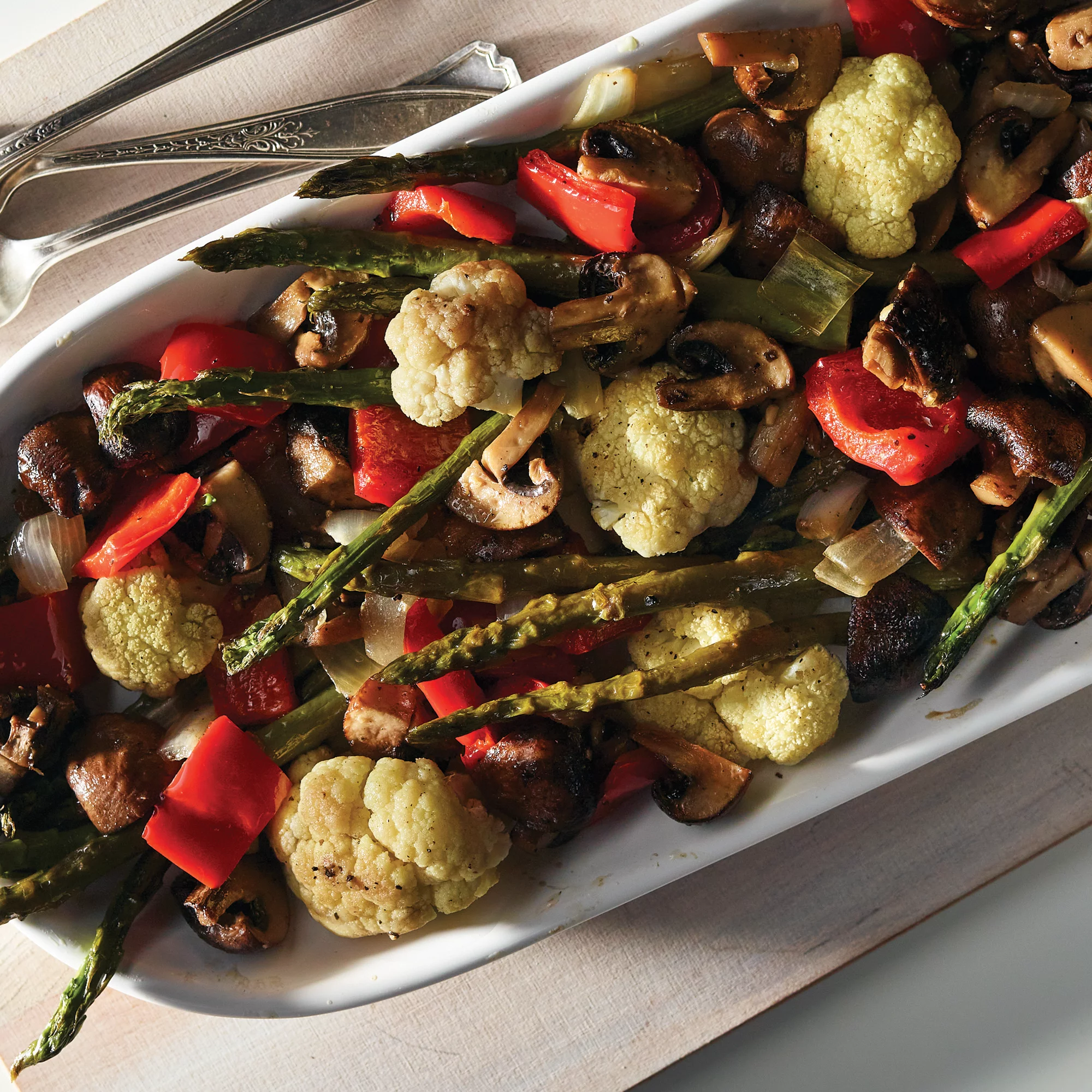 New Furni Roasted Vegetable Medley with Garlic Aioli