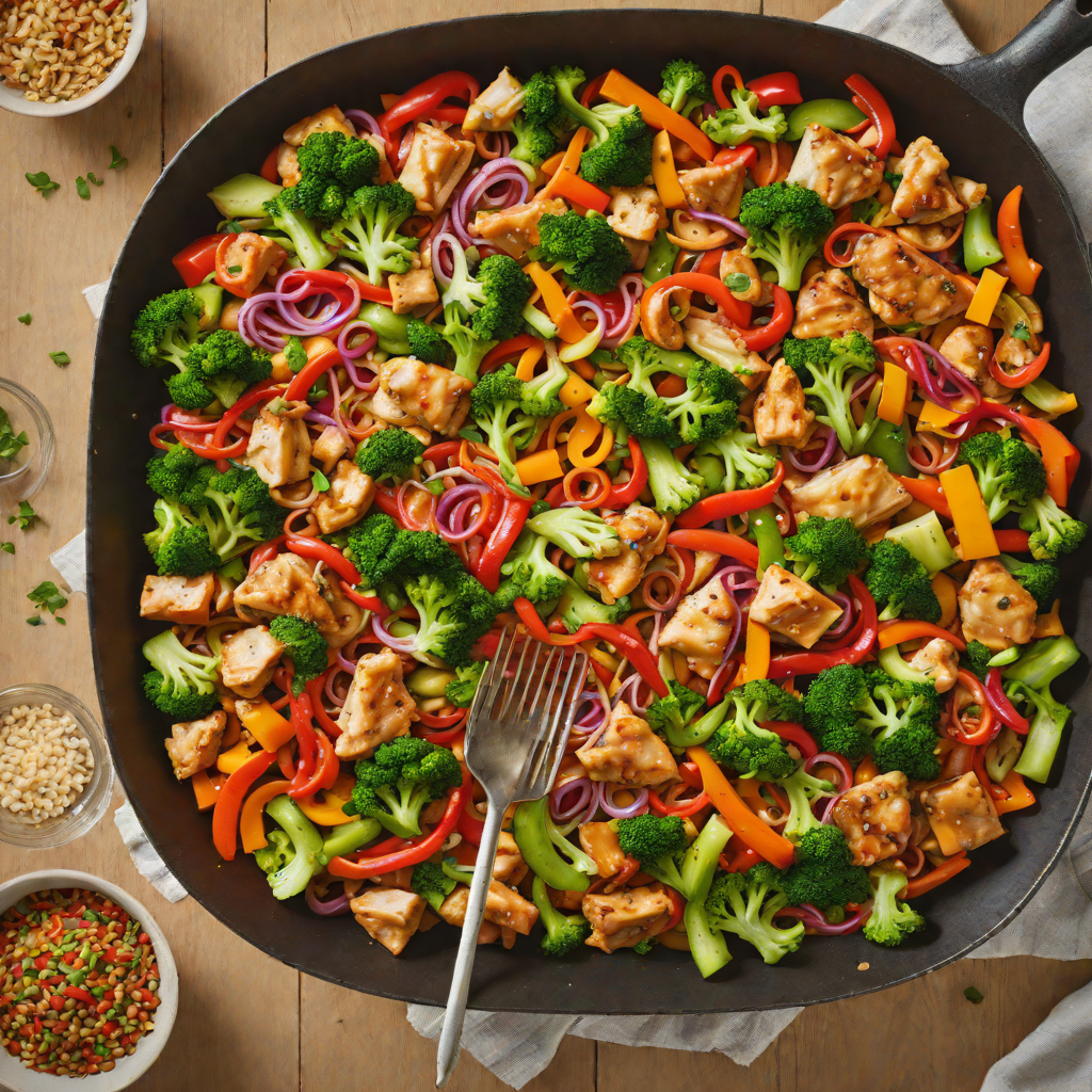 Simple One-Pan Chicken and Veggie Stir Fry