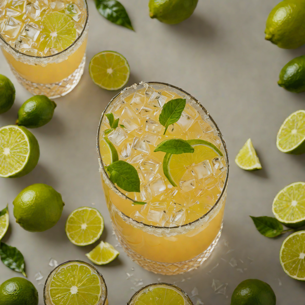 Shaken Tropical Rum Sour with Fresh Lime