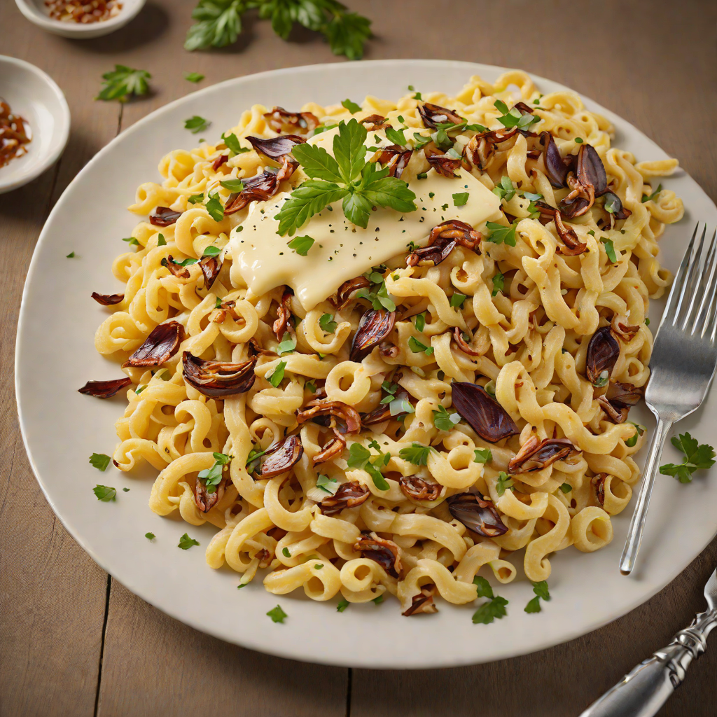 Baden-Württemberg Spätzle with Caramelized Onions and Gruyère