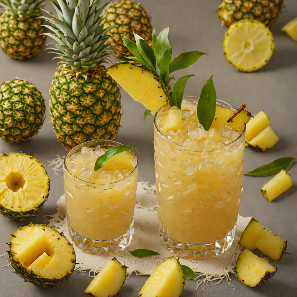 Rum-Spiced Pineapple Tiki Smash