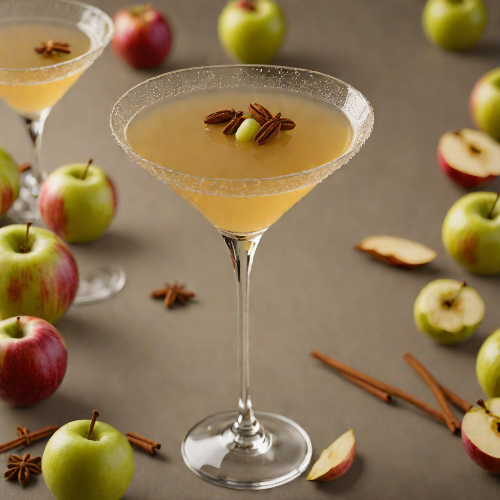 Spiced Apple Whisper Martini