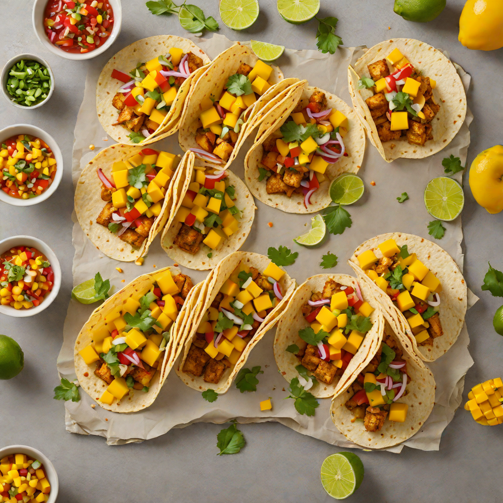 Crisp-Fried Tofu Tacos with Mango Salsa