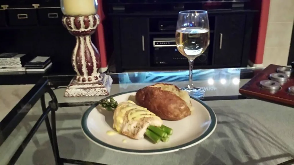 Aperol-Glazed Chicken Breasts with Asparagus