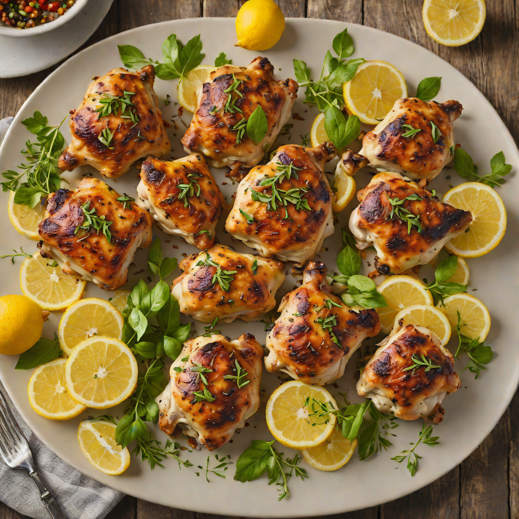 Slow-Roasted Greek Lemon-Oregano Chicken Thighs