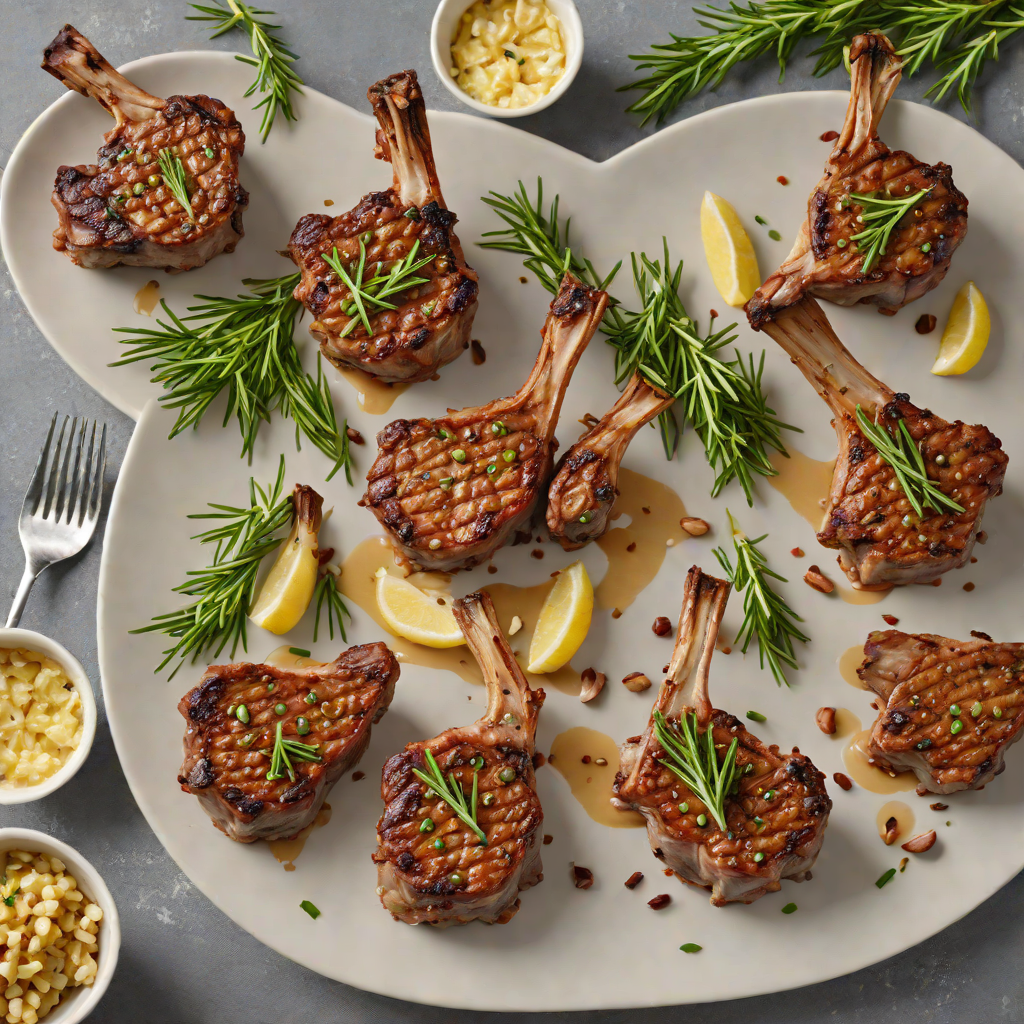 Pan-Seared Lamb Chops with Garlic and Fresh Rosemary