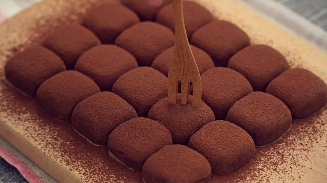 Aperol-Infused Chocolate Truffle