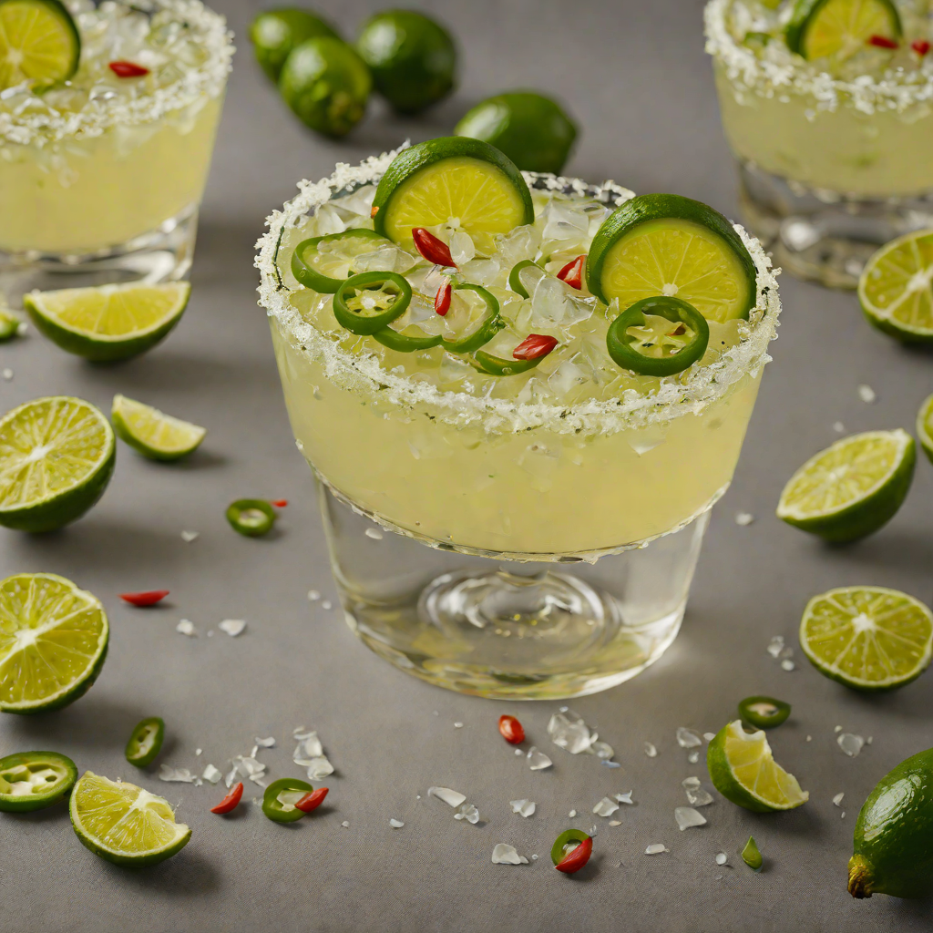 Spicy Jalapeño Margarita with Cointreau and Lime