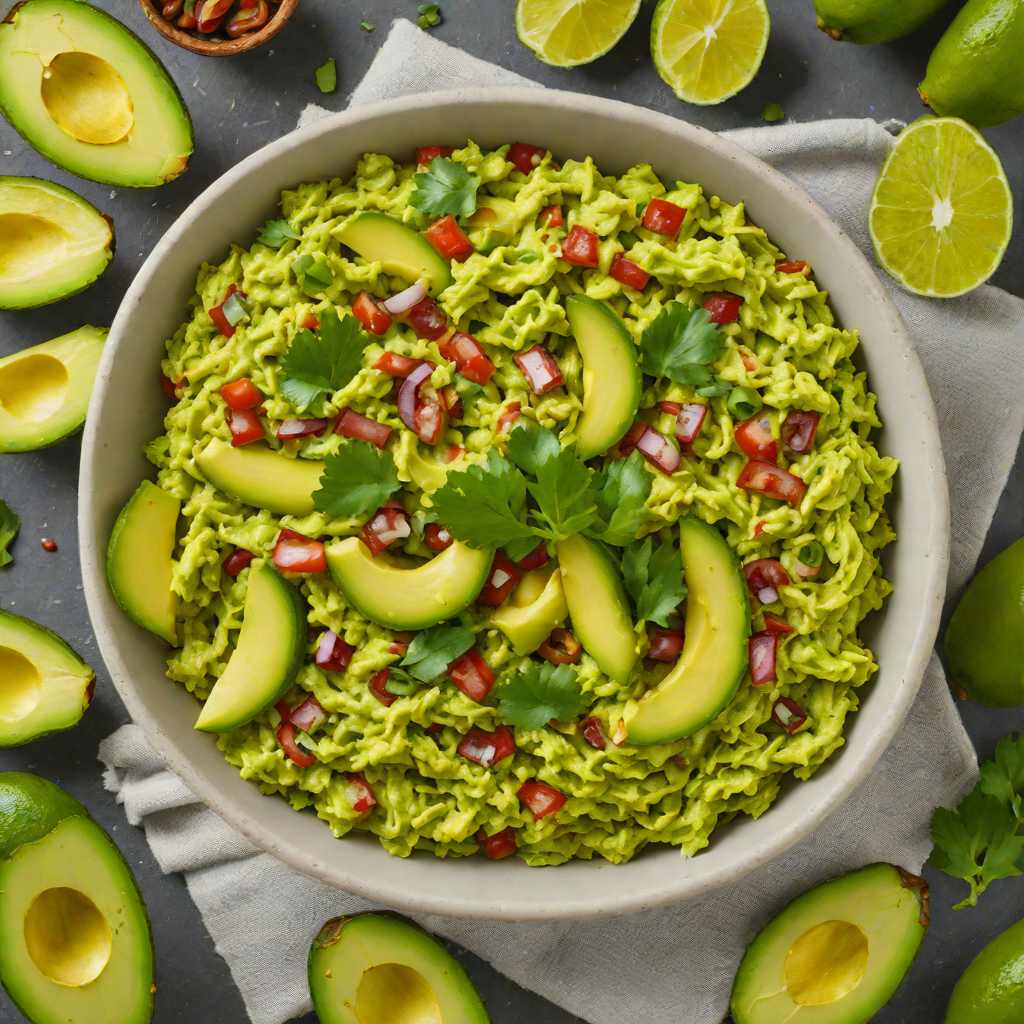Homemade Guacamole with Roasted Jalapeño and Lime