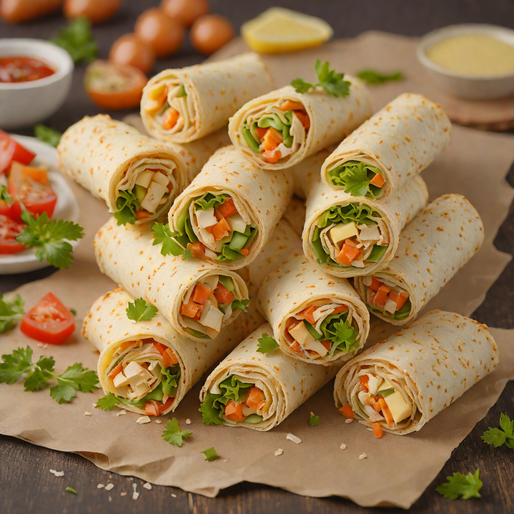 Chicken and Cheese Roll-Ups with Hidden Veggies