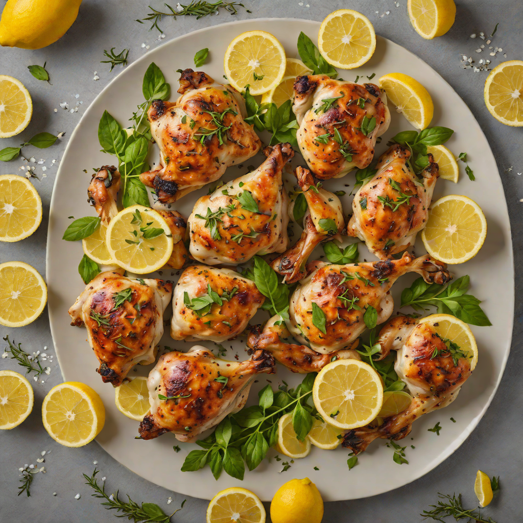 Traditional Greek Lemon-Oregano Roasted Chicken Thighs