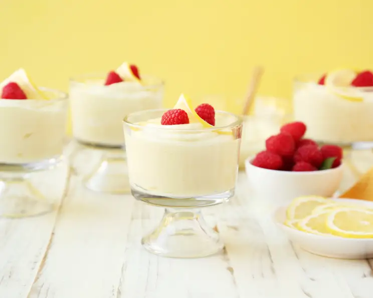 Citrus Light Mousse with Sunflower Seed Crust