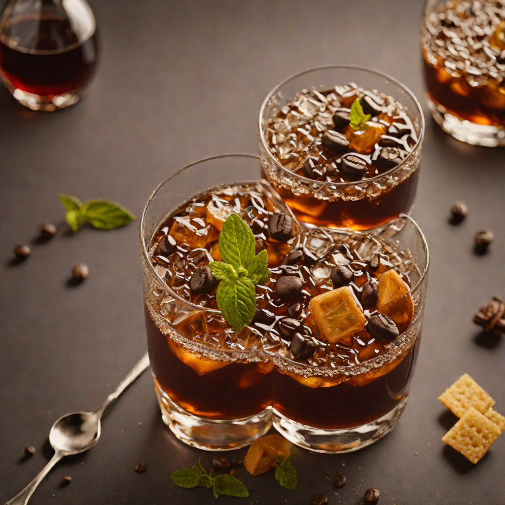 Stirred Coffee-Infused Rum Manhattan