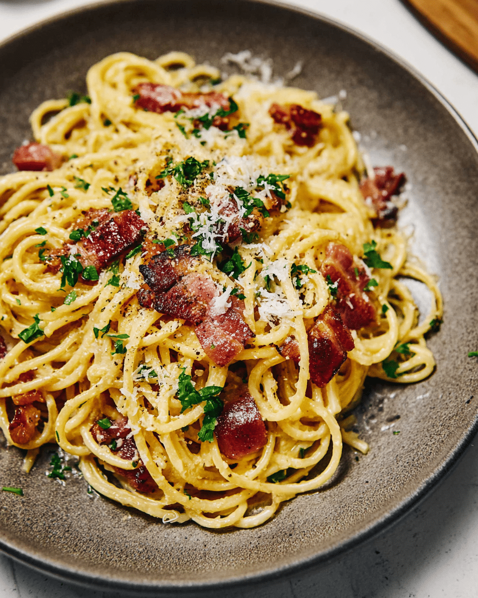 Roman-Style Spaghetti Carbonara
