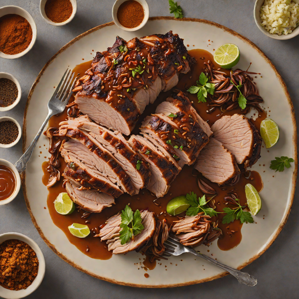 Slow-Cooked Pork Shoulder with Smoky Chipotle and Coffee Rub