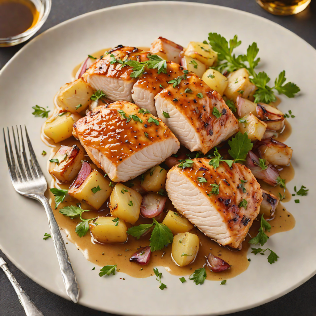 Pan-Seared Chicken Breast with Shallot and White Wine Reduction