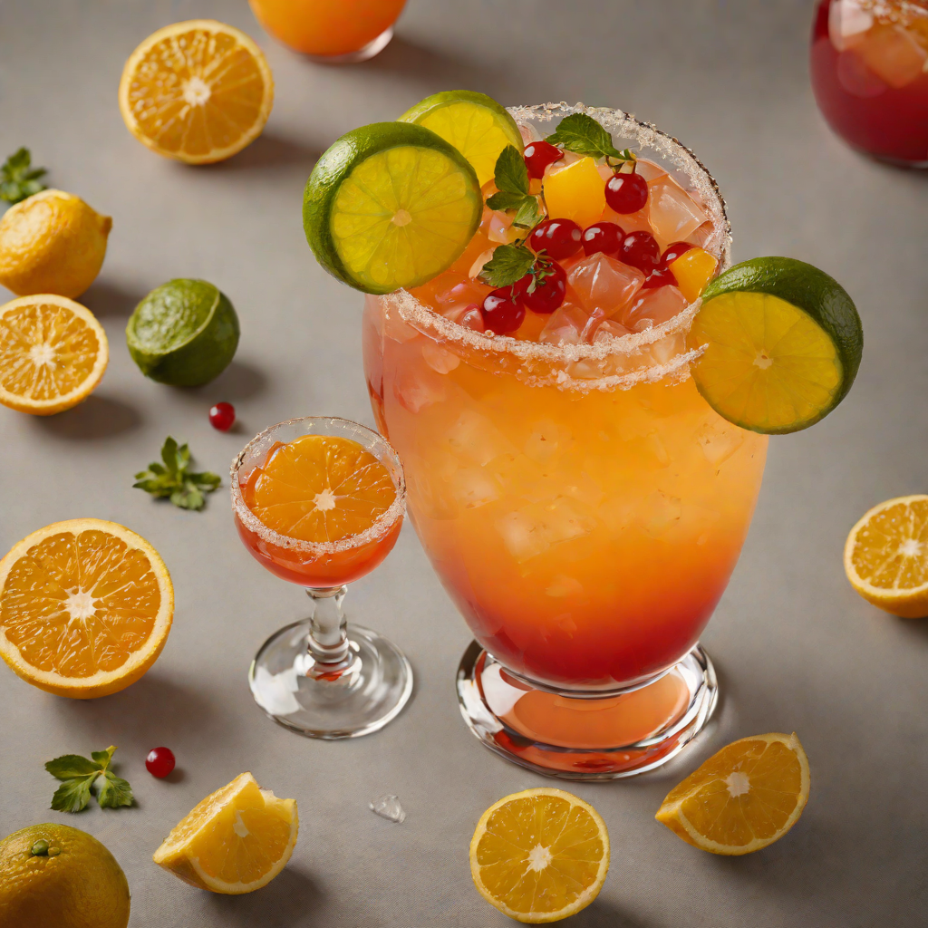 Citrus-Infused Tequila Sunrise Cocktail