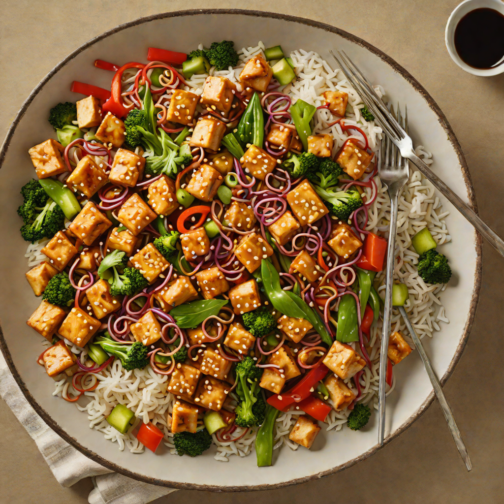 Hidden Gem Stir-Fry with Tofu and Miso-Ginger Glaze