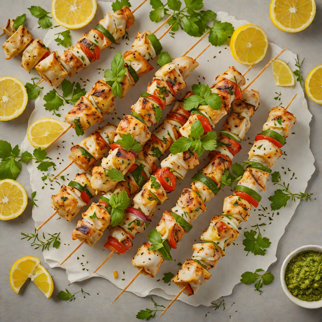 Frozen Herb and Lemon Infused Chicken Kebabs