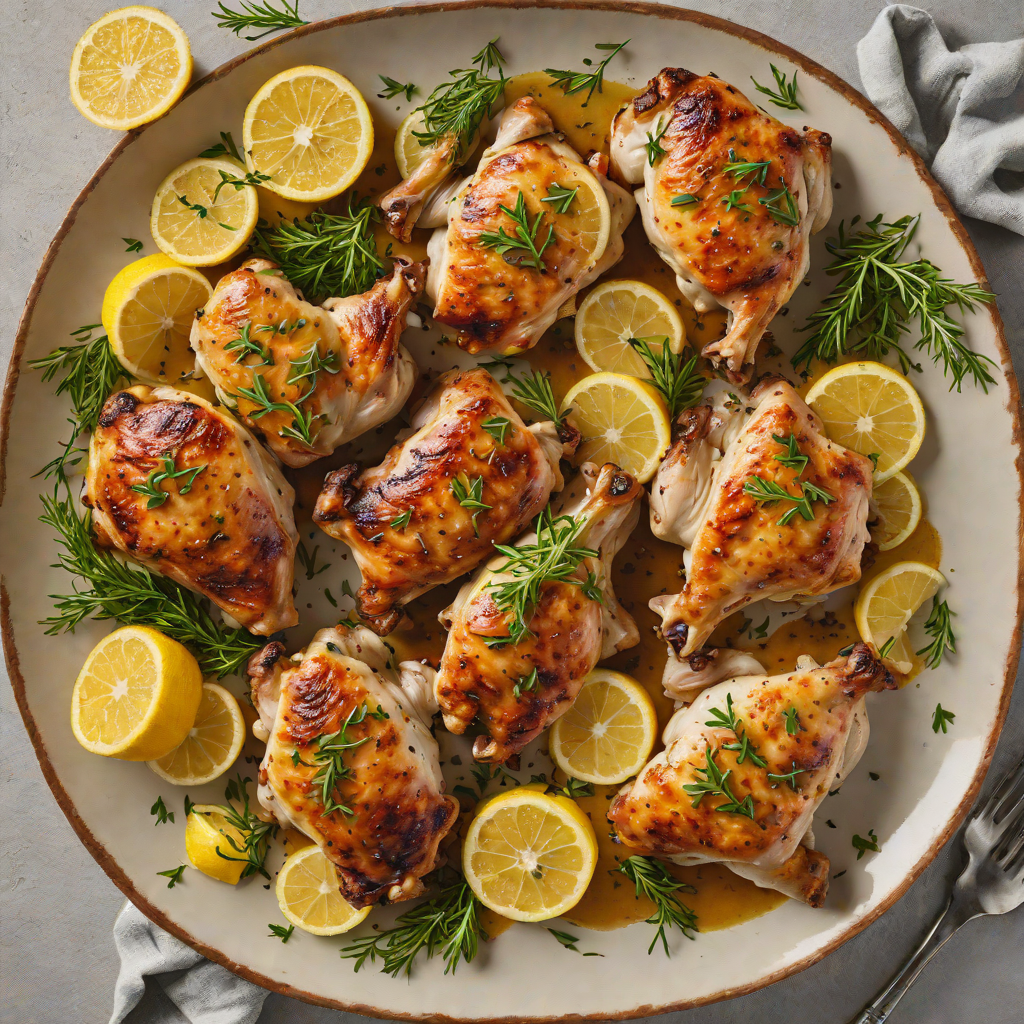 Pan-Roasted Chicken Thighs with Lemon and Fresh Thyme