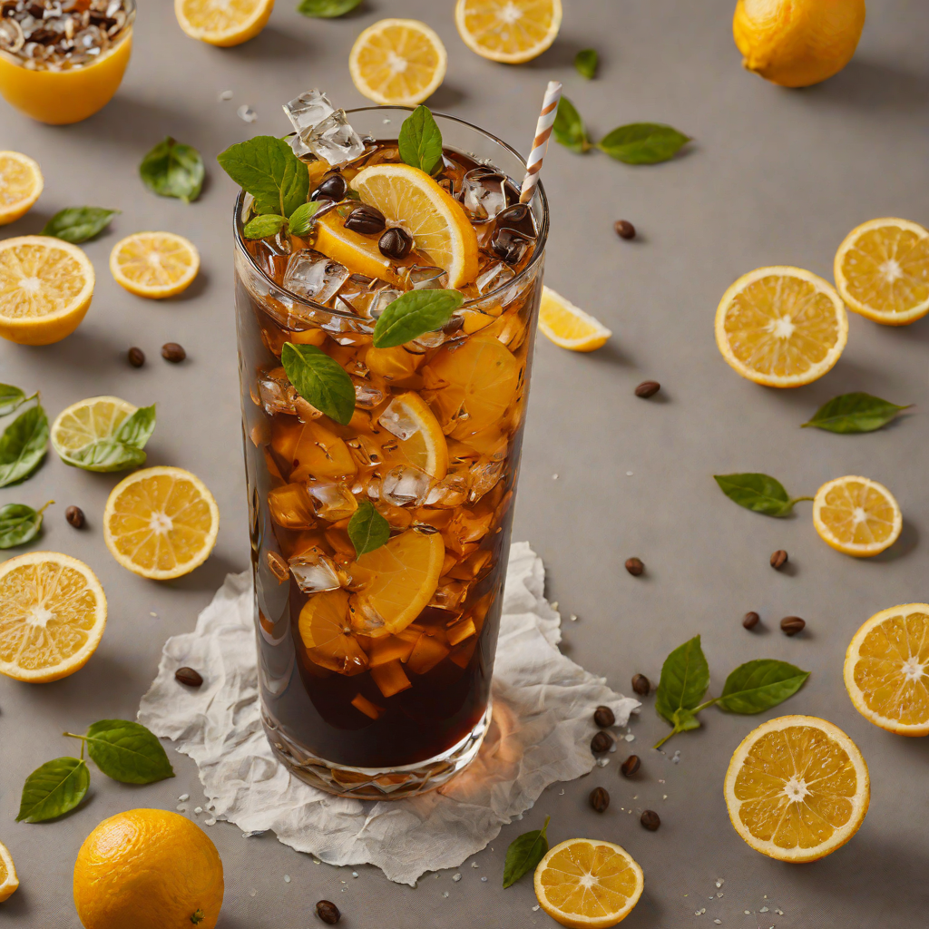 Cold-Brew Coffee Tonic with Citrus and Vanilla