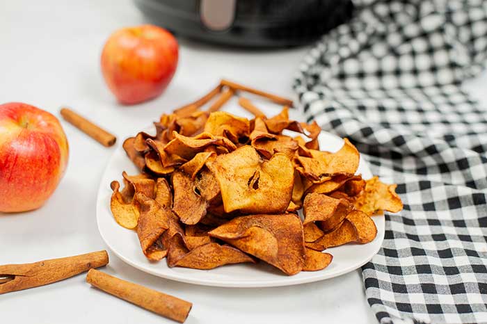 Cinnamon Sugar Apple Chips
