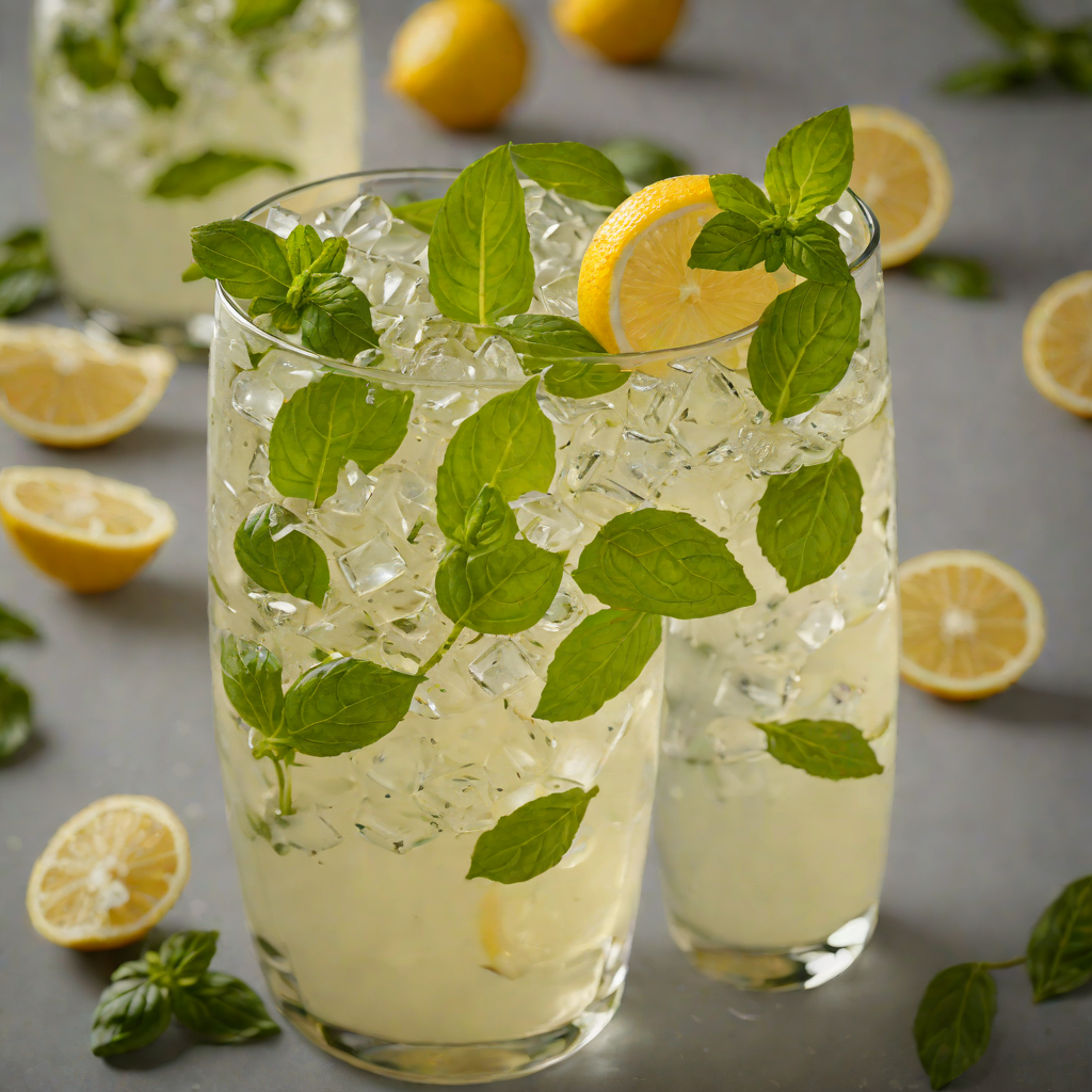 Honey-Basil Vodka Collins