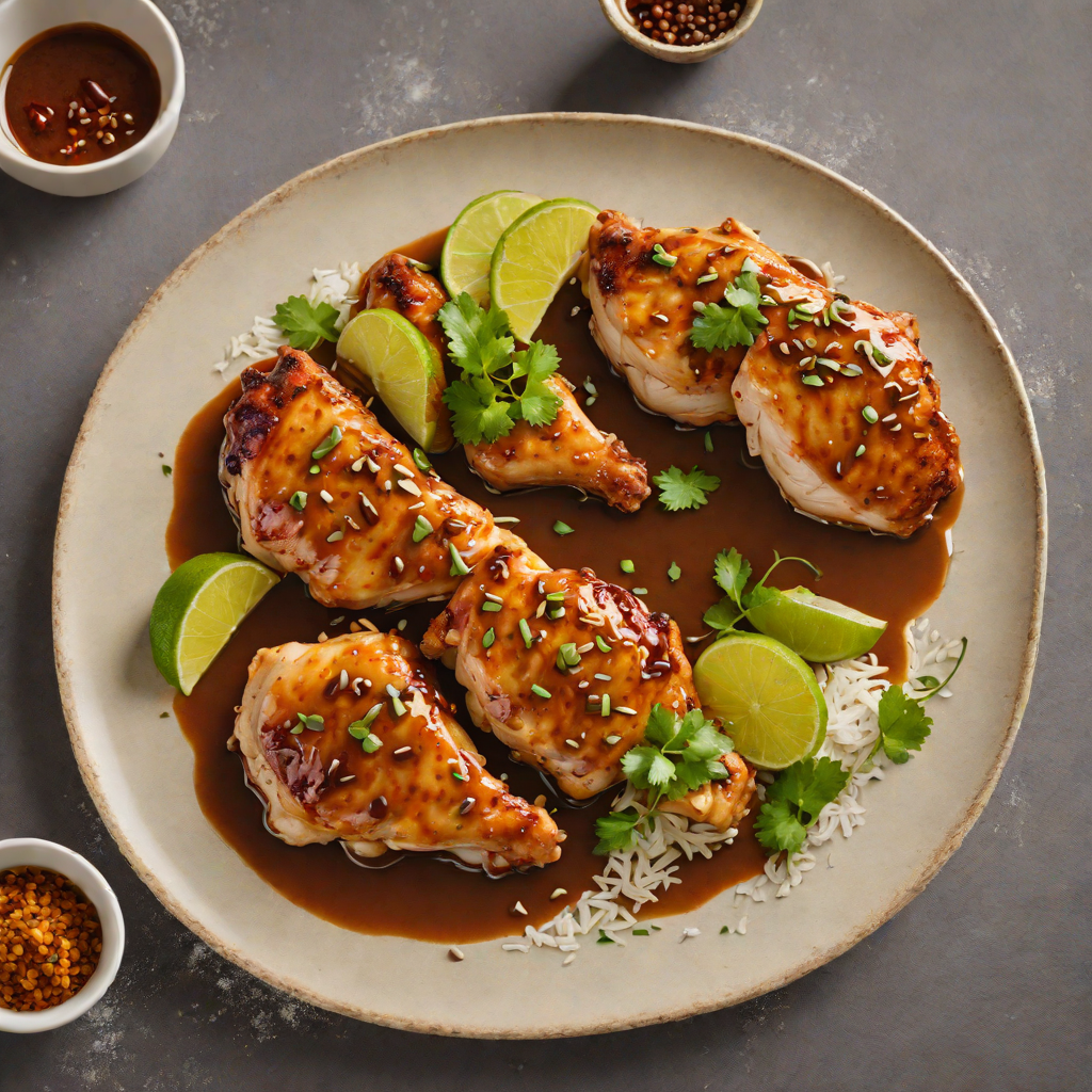 Pan-Seared Chicken with Tamarind and Lime Sour Sauce