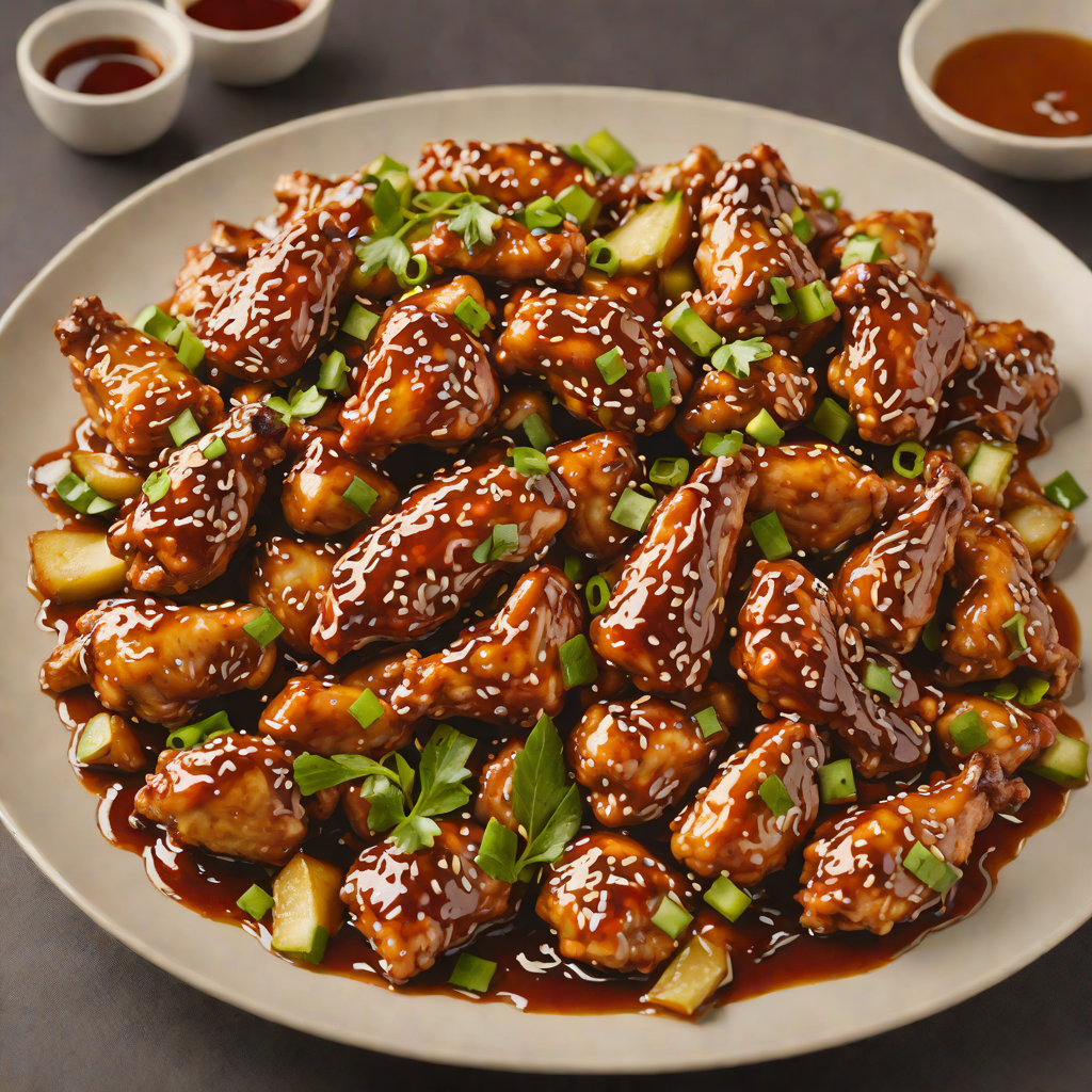 Stir-Fried Chicken with Honey Garlic Glaze
