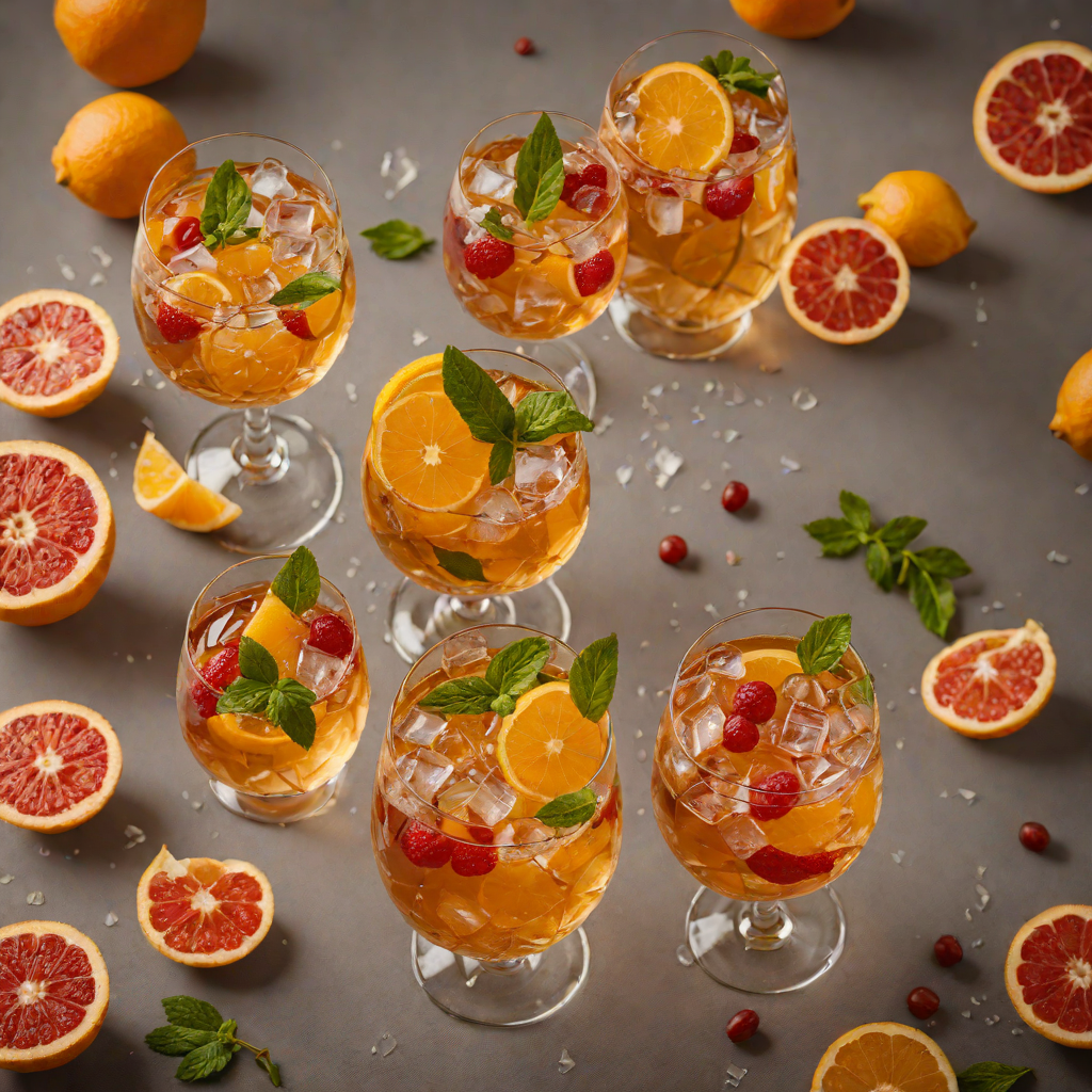 Cynar and Grapefruit Soda Prosecco Spritz