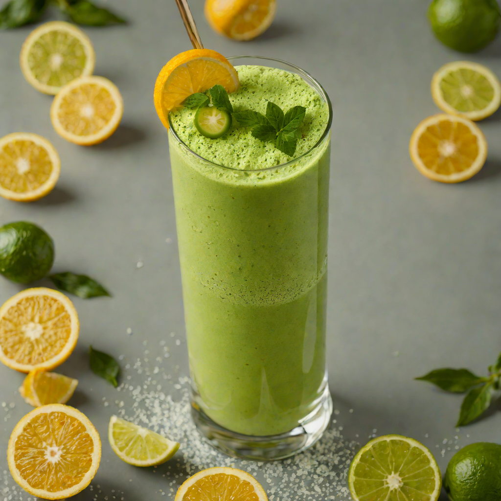 Citrus Matcha Sparkler