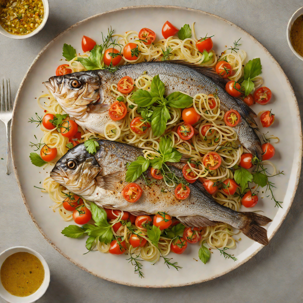 Pan-Seared Sea Bream with Tomato and Fennel Salad