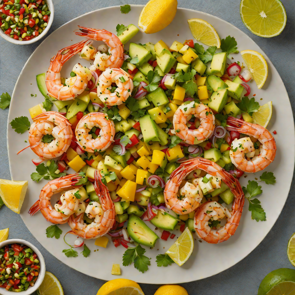 Pan-Seared Gulf Shrimp with Citrus Avocado Salsa