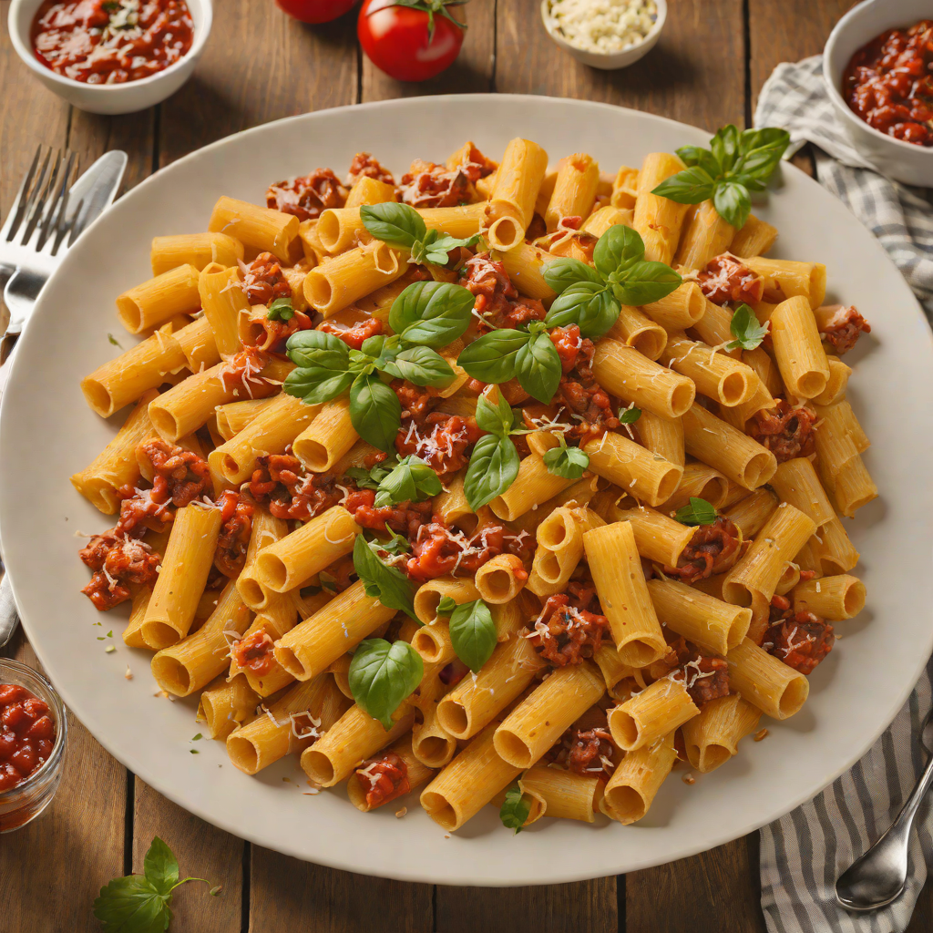 Classic Italian Rigatoni with Sausage and Tomato Sauce