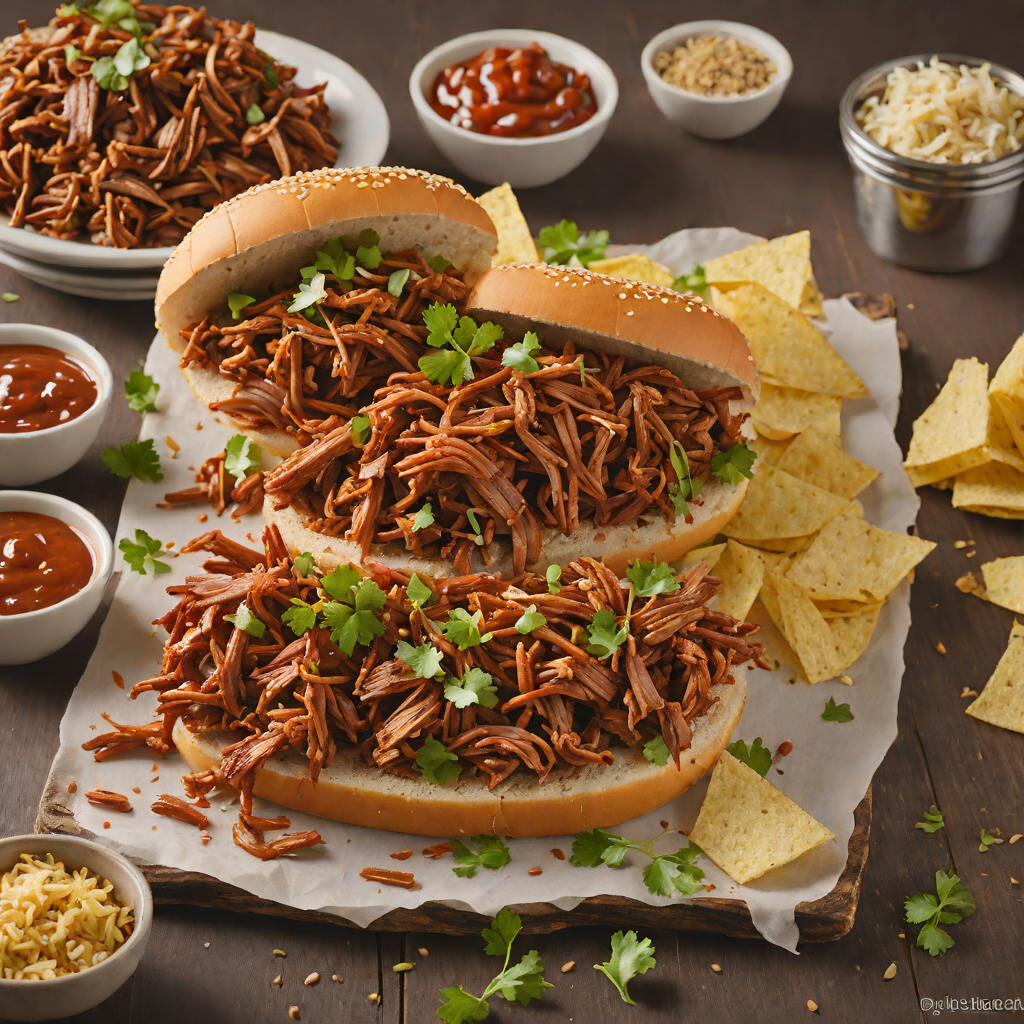 Baked Texan BBQ Pulled Pork with Smoky Dry Rub
