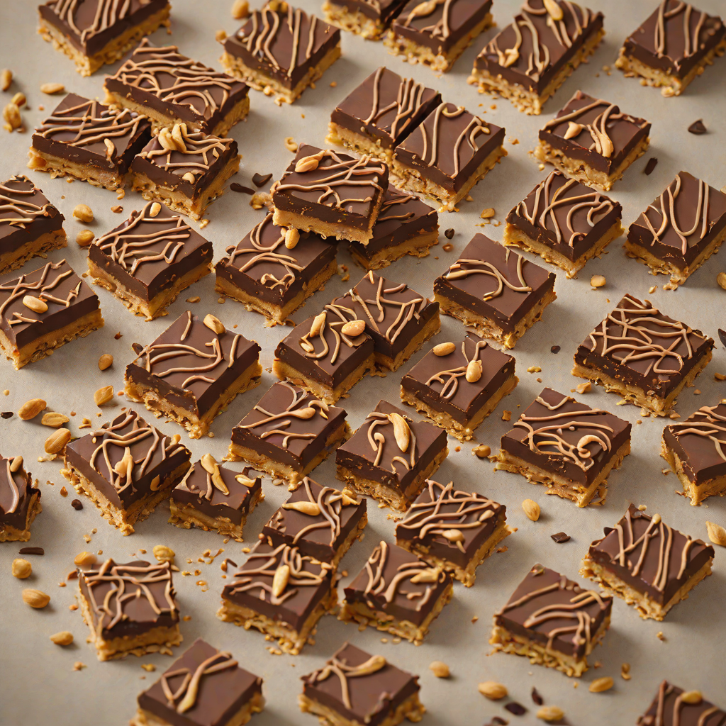 Layered No-Bake Chocolate Peanut Butter Bars