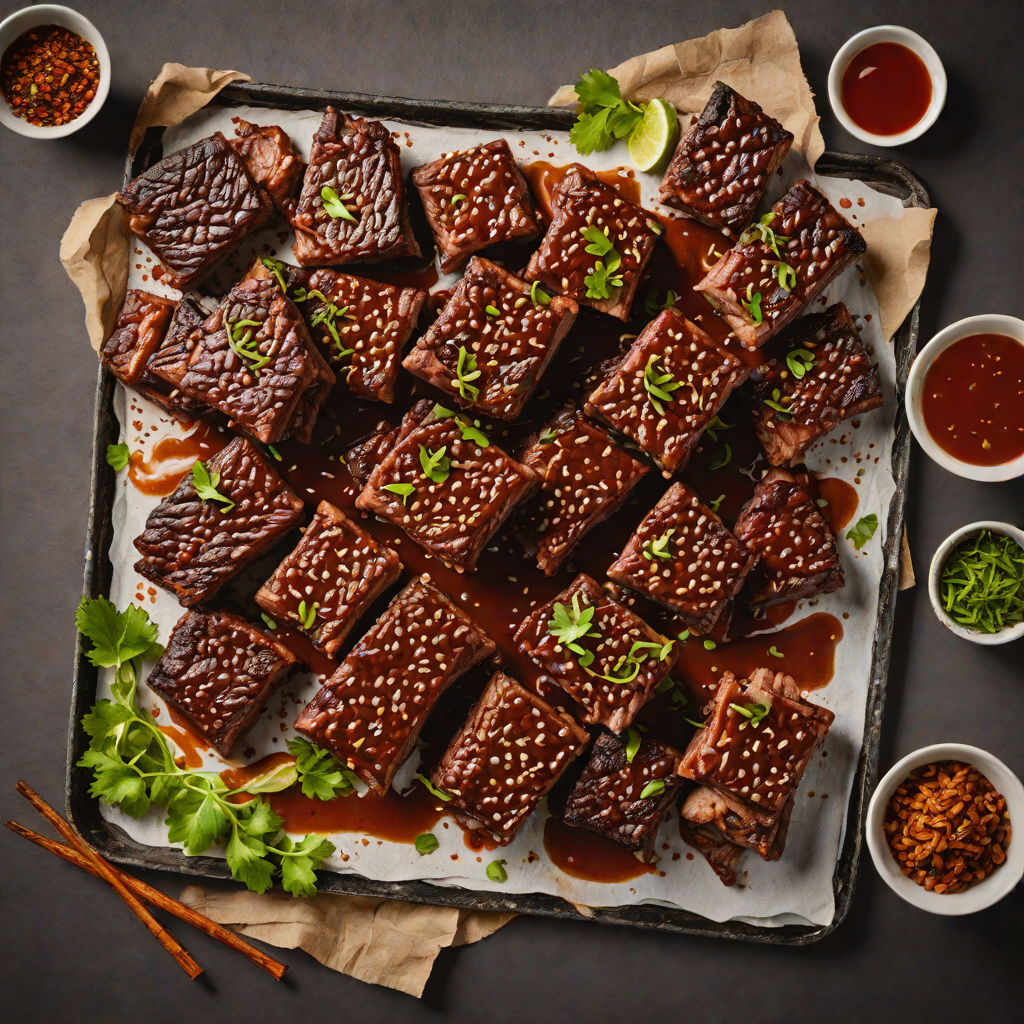 Charcoal-Grilled Korean BBQ Beef Short Ribs
