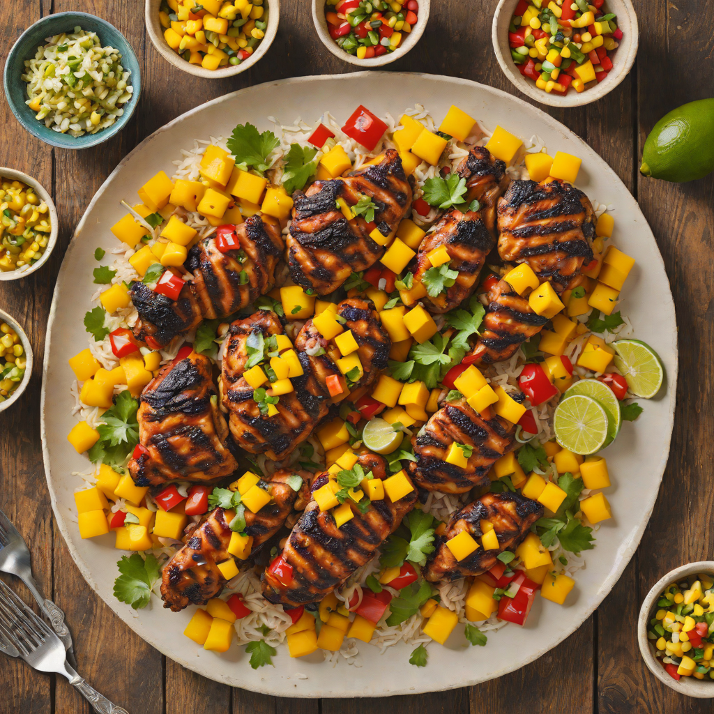 Soulful Spiced Jerk Chicken with Mango Salsa