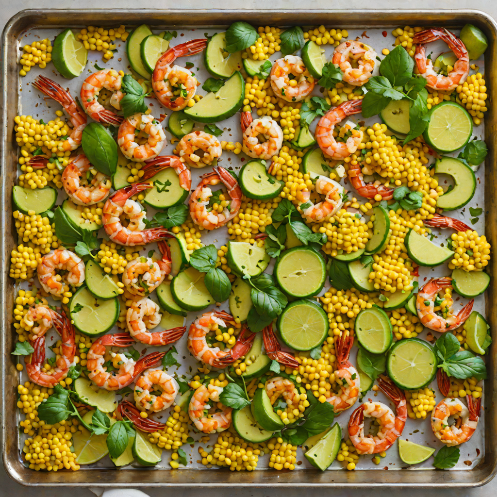 Sheet Pan Mexican-Spiced Shrimp with Zucchini and Corn