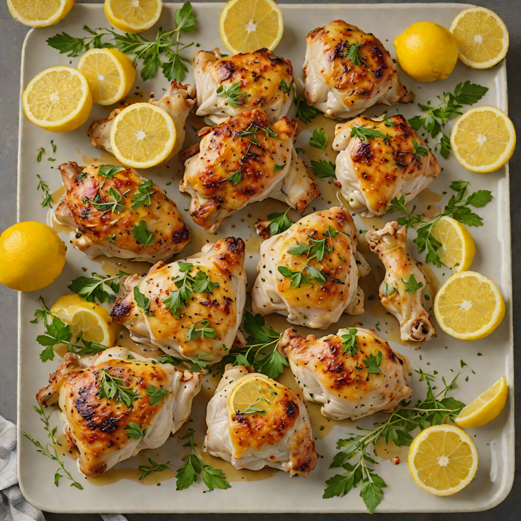 Half-Baked Lemon Herb Chicken Thighs