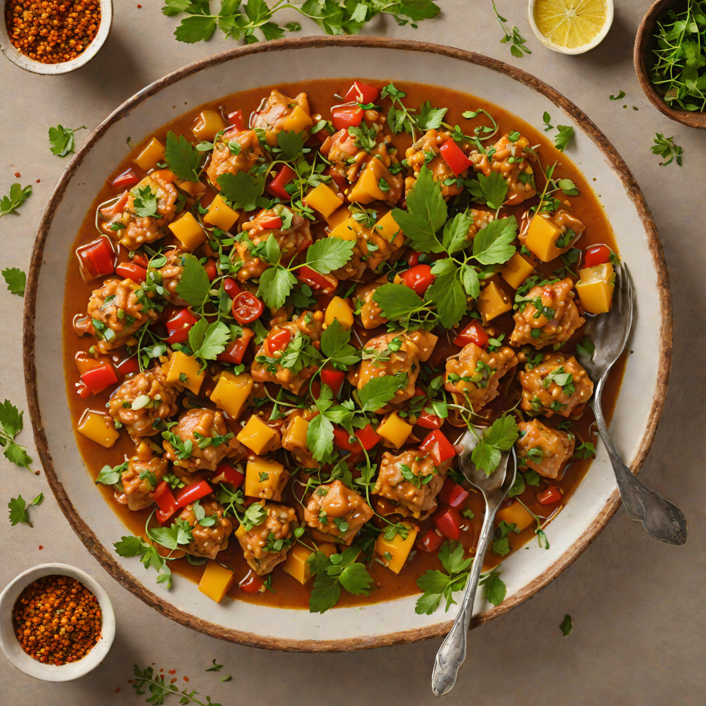 Steamed Tibs with Berbere and Fresh Herbs