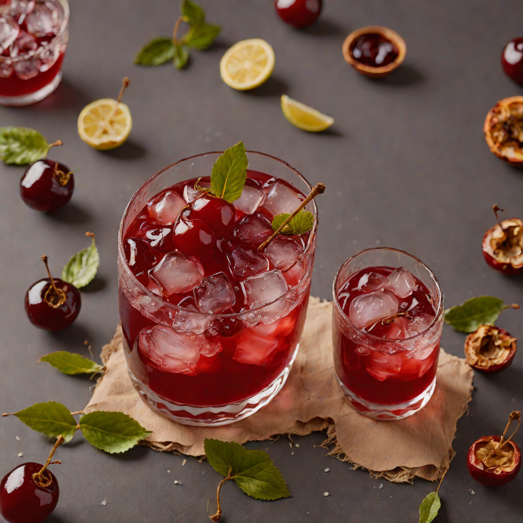 Smoked Cherry Mezcal Sour