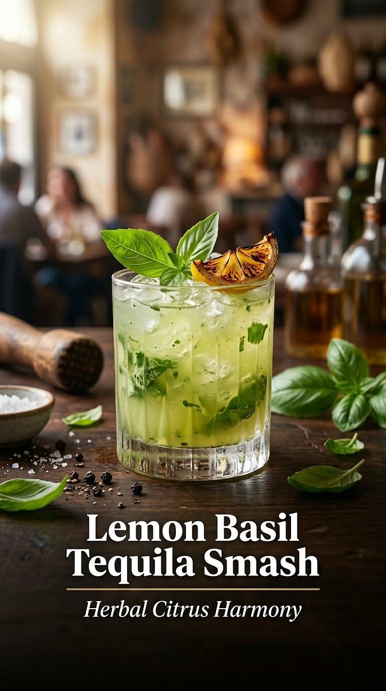 Citrus-Basil Tequila Smash
