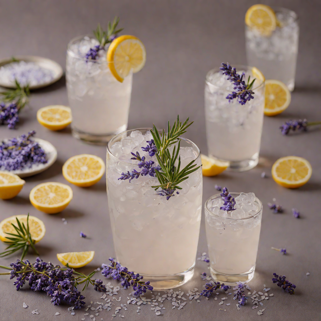 Fizzy Lavender Gin Fizz