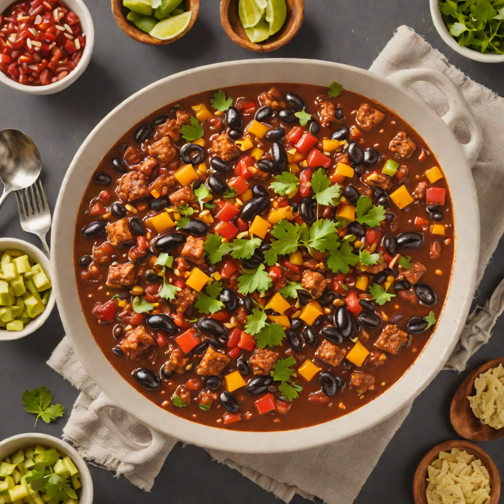 Chipotle Chicken Sausage and Black Bean Chili