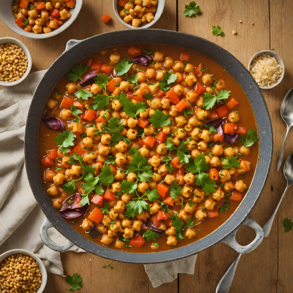 One-Pot Spicy Chickpea and Vegetable Stew