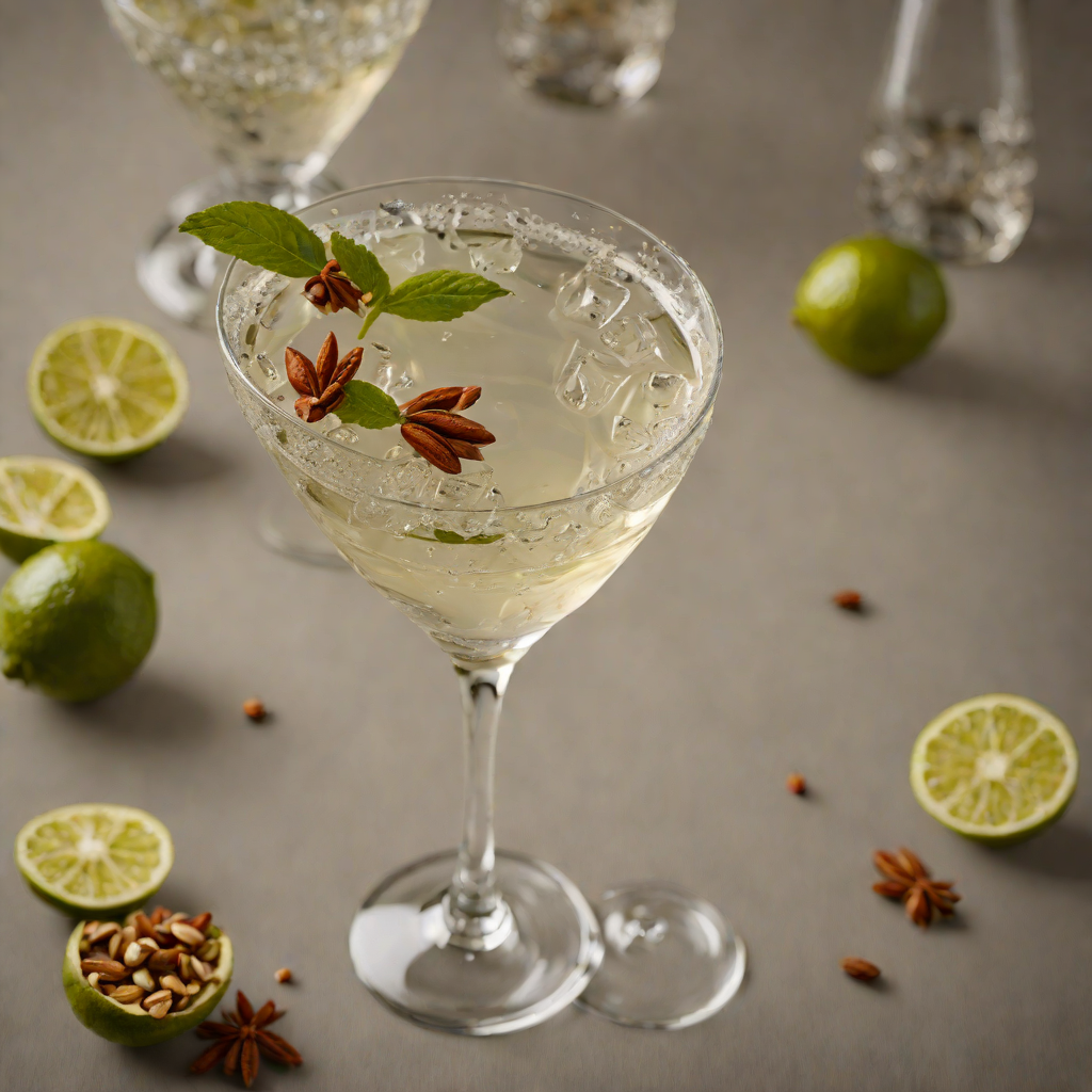 Cardamom-Spiced Vanilla Gin Martini