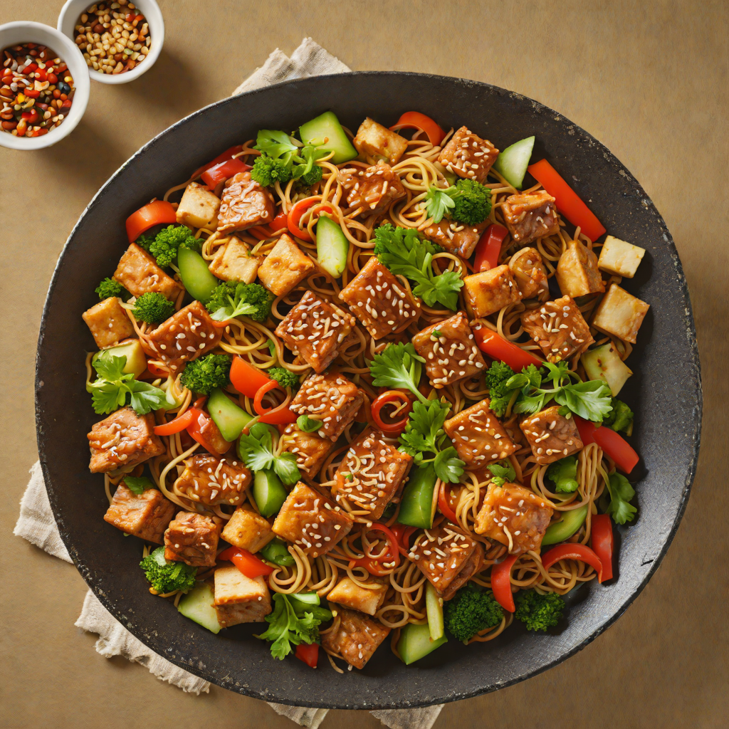 Pan-Fried Okinawan Goya Stir Fry with Pork and Tofu
